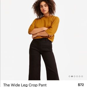 Everlane Wide Leg Pants - Size 00 Short